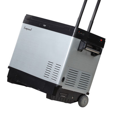 12v 24v двойной контроль температуры портативный 40L компрессорный холодильник для грузовиков и автомобилей