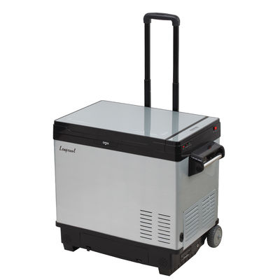 DC 12V 25L Наружный кемпинг Мини автомобильный холодильник с компрессором и аккумулятором