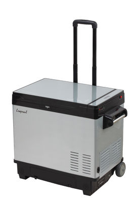 12v 24v двойной контроль температуры портативный 40L компрессорный холодильник для грузовиков и автомобилей