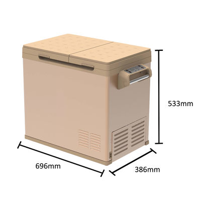 Частная форма Да 55YD Amazon AC DC портативный компрессор Автомобильный холодильник морозильник с APP дизайном